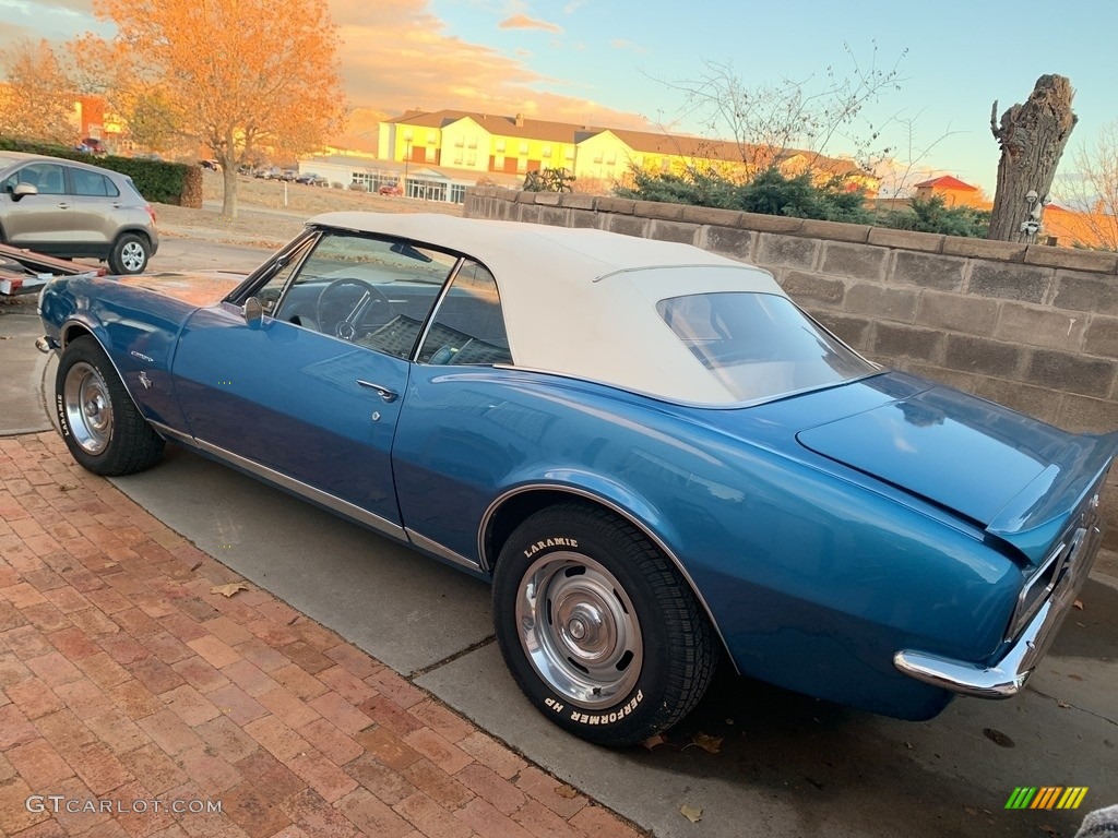 1967 Camaro SS Convertible - Marina Blue / Blue photo #18