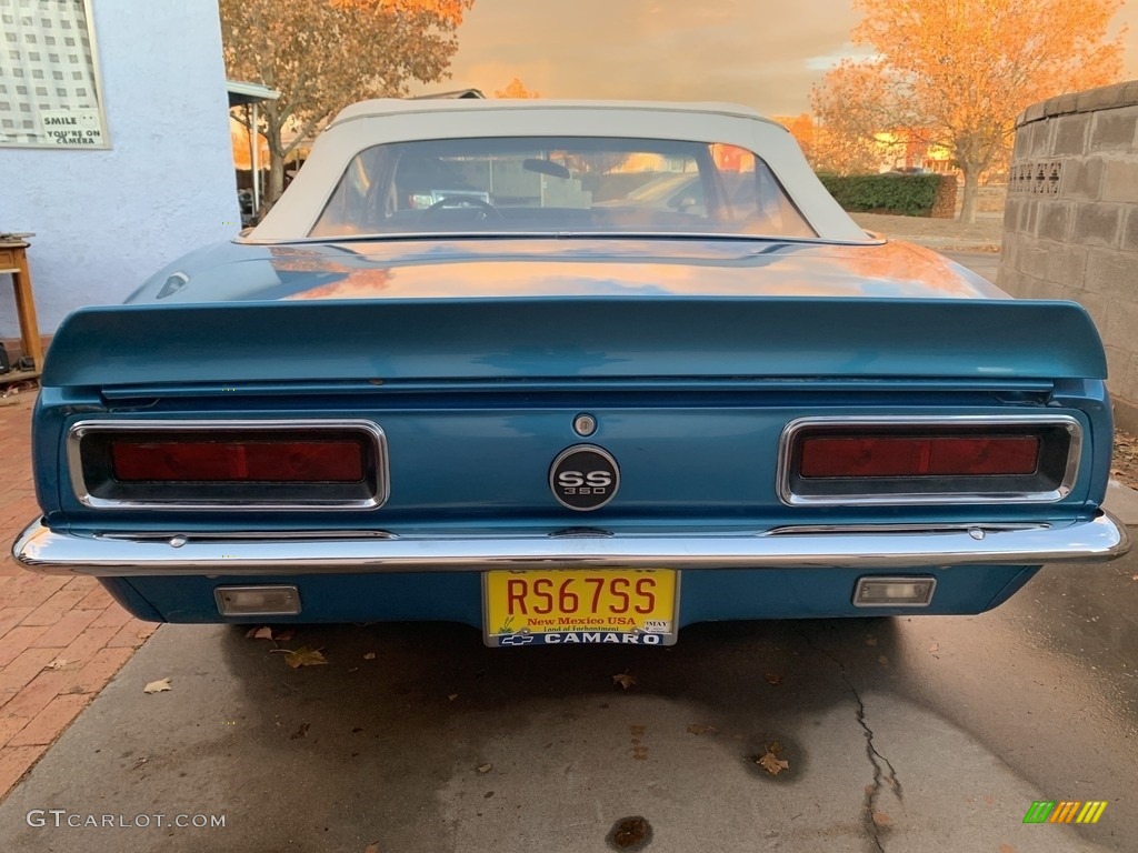 1967 Camaro SS Convertible - Marina Blue / Blue photo #19