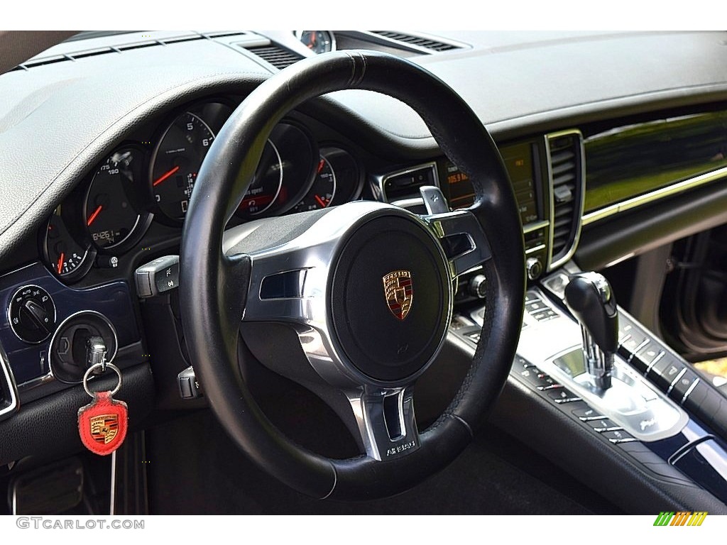 2013 Panamera Platinum Edition - Black / Black photo #42
