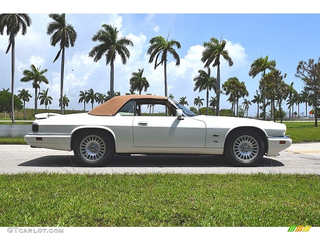 1995 XJ XJS V12 Convertible - Glacier White / Ivory photo #2