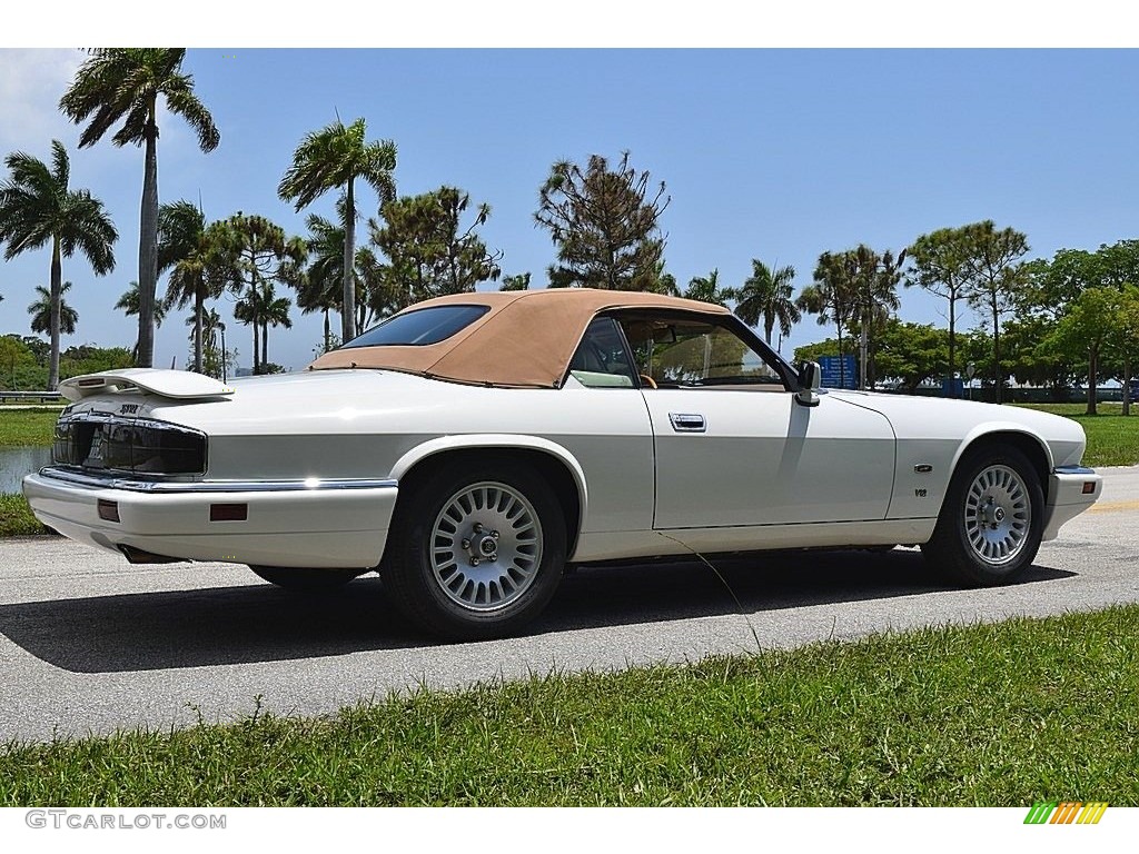 1995 XJ XJS V12 Convertible - Glacier White / Ivory photo #3