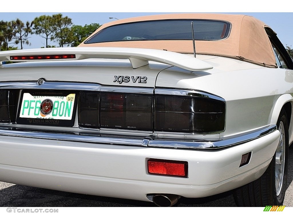 1995 XJ XJS V12 Convertible - Glacier White / Ivory photo #5