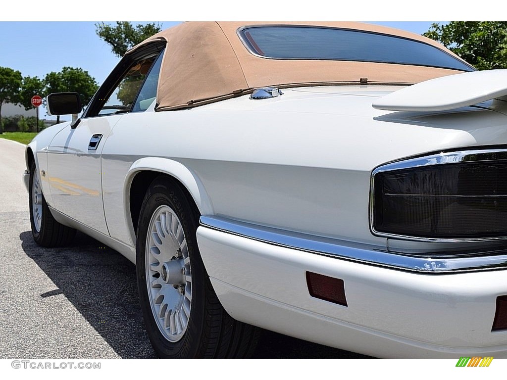 1995 XJ XJS V12 Convertible - Glacier White / Ivory photo #8