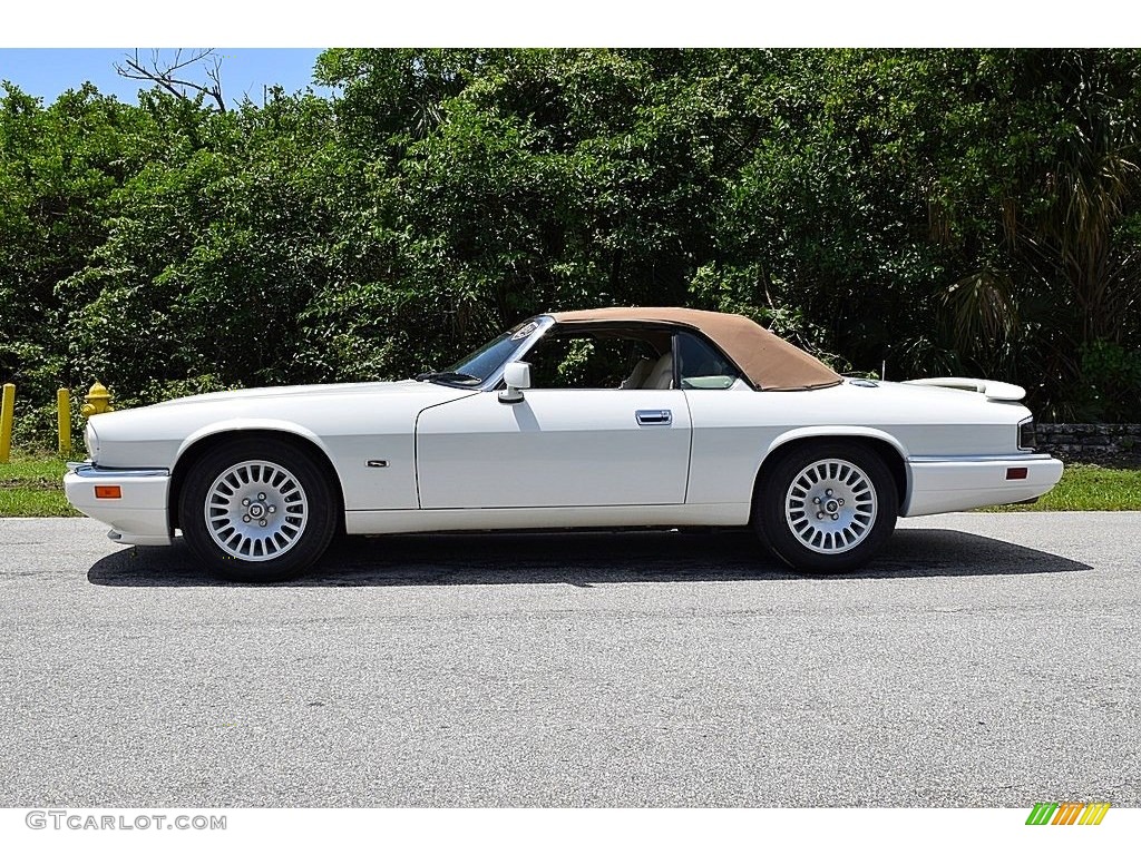 1995 XJ XJS V12 Convertible - Glacier White / Ivory photo #9