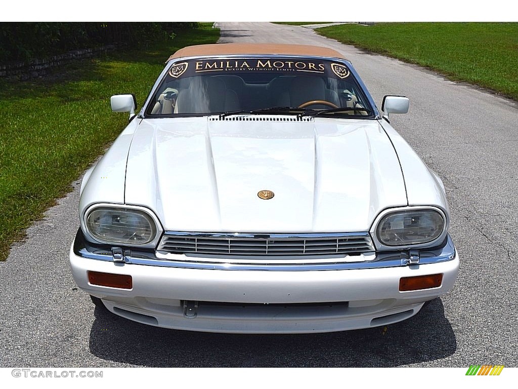 1995 XJ XJS V12 Convertible - Glacier White / Ivory photo #13