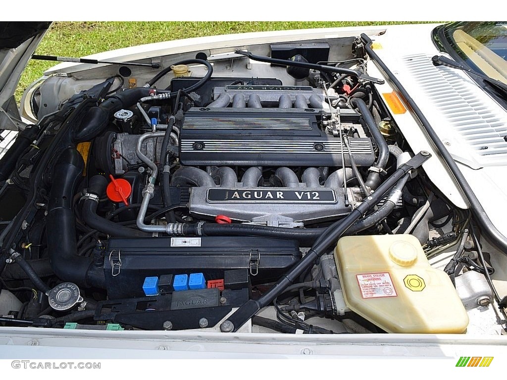 1995 Jaguar XJ XJS V12 Convertible 6.0 Liter SOHC 24-Valve V12 Engine Photo #138729573