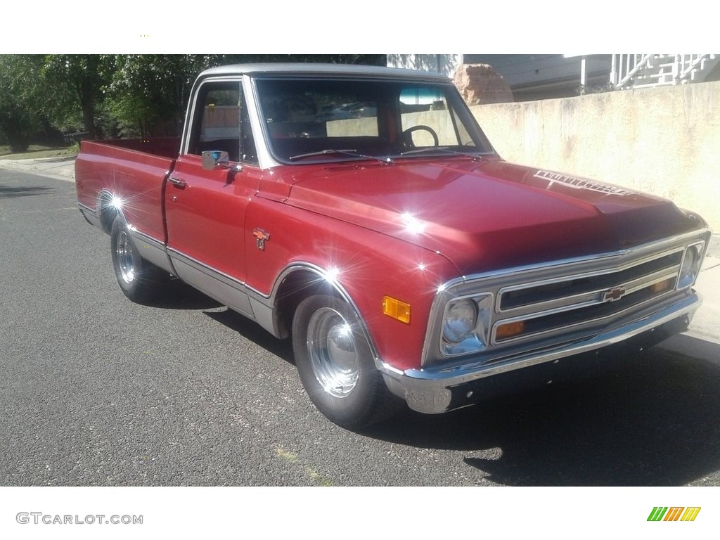 Custom Dark Red 1968 Chevrolet C/K C10 Standard Regular Cab Exterior Photo #138729582