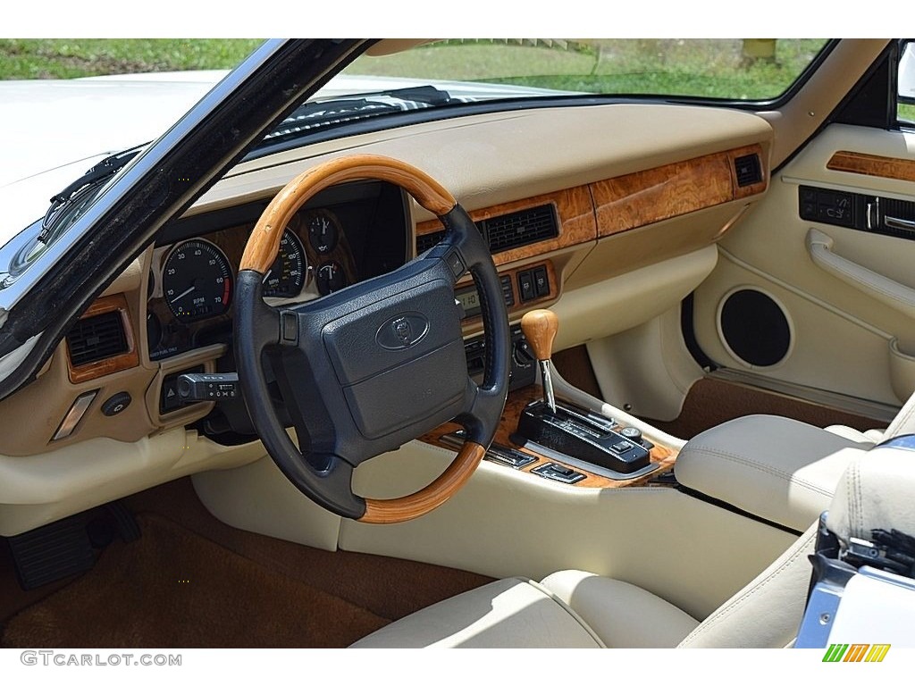 1995 XJ XJS V12 Convertible - Glacier White / Ivory photo #25