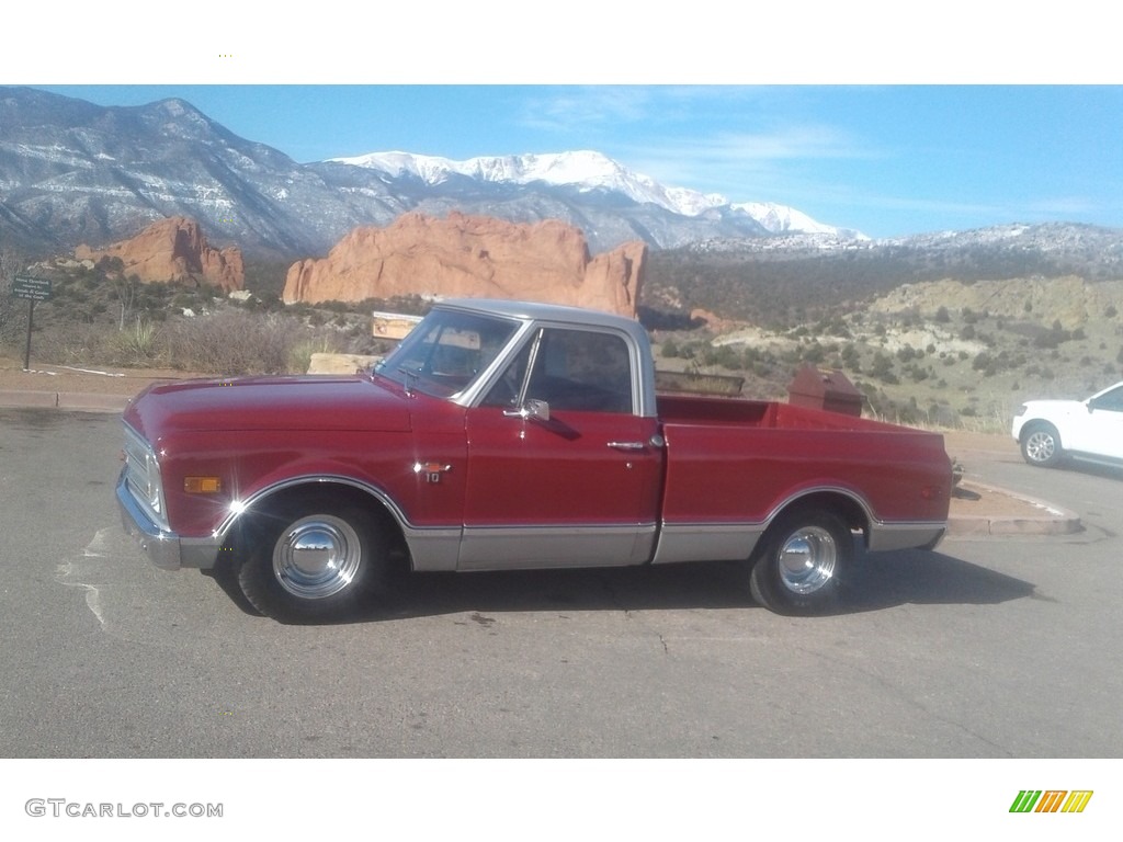 Custom Dark Red 1968 Chevrolet C/K C10 Standard Regular Cab Exterior Photo #138729708