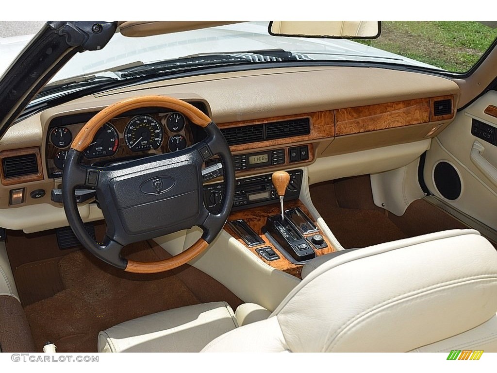 1995 XJ XJS V12 Convertible - Glacier White / Ivory photo #30