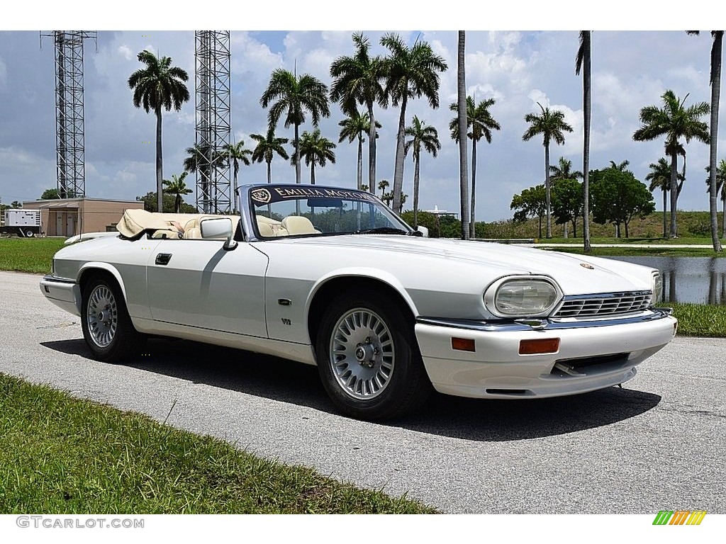 1995 XJ XJS V12 Convertible - Glacier White / Ivory photo #47