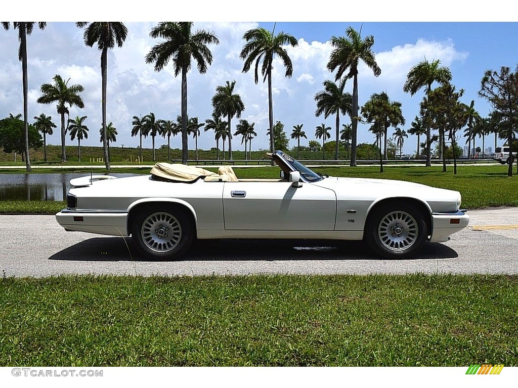 1995 XJ XJS V12 Convertible - Glacier White / Ivory photo #48
