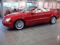 2008 Mars Red Mercedes-Benz CLK 350 Cabriolet  photo #2