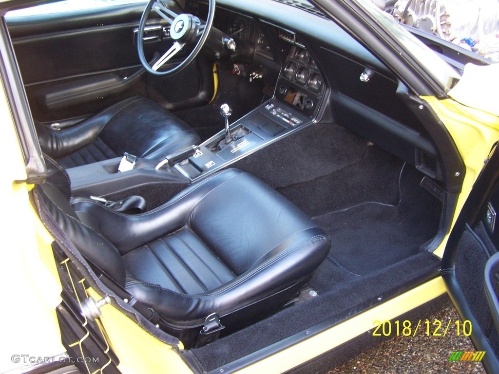 1977 Corvette Custom Coupe - Yellow / Black photo #6