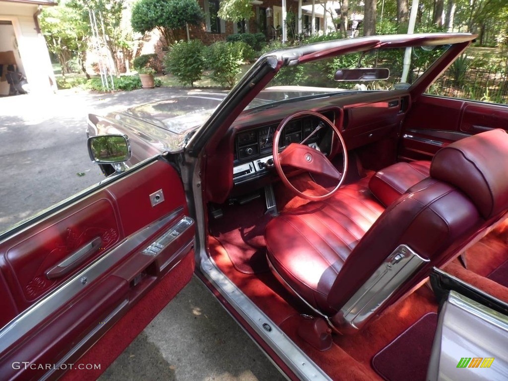 Burgundy Interior 1969 Buick Electra 225 Custom Convertible Photo #138732537