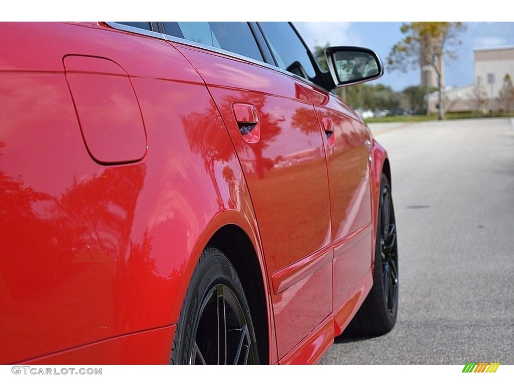 2008 S4 4.2 quattro Sedan - Brilliant Red / Black/Black photo #7