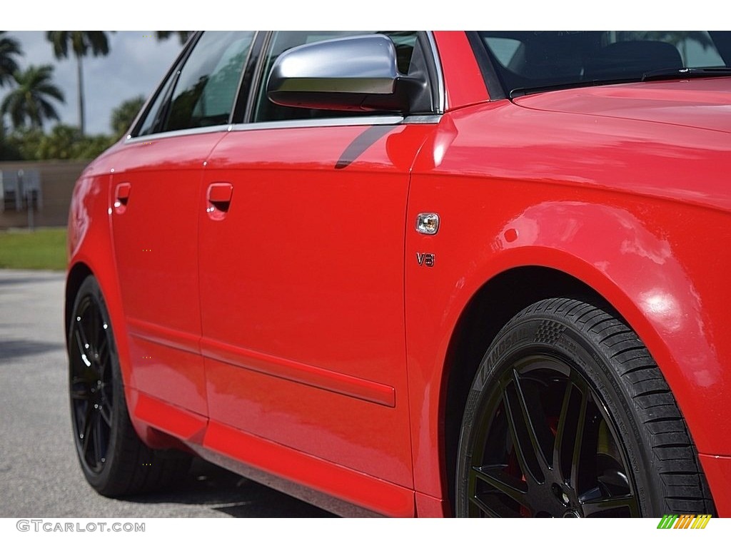 2008 S4 4.2 quattro Sedan - Brilliant Red / Black/Black photo #20