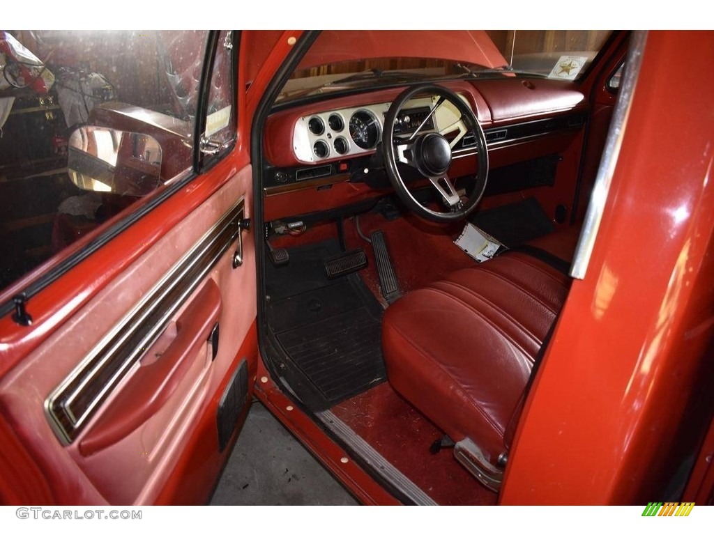 Red Interior 1979 Dodge D Series Truck D150 Li'l Red Truck Photo #138732957