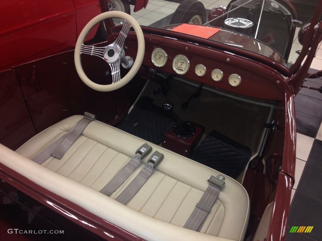 1924 Ford Model T Lakes Roadster Interior Color Photos