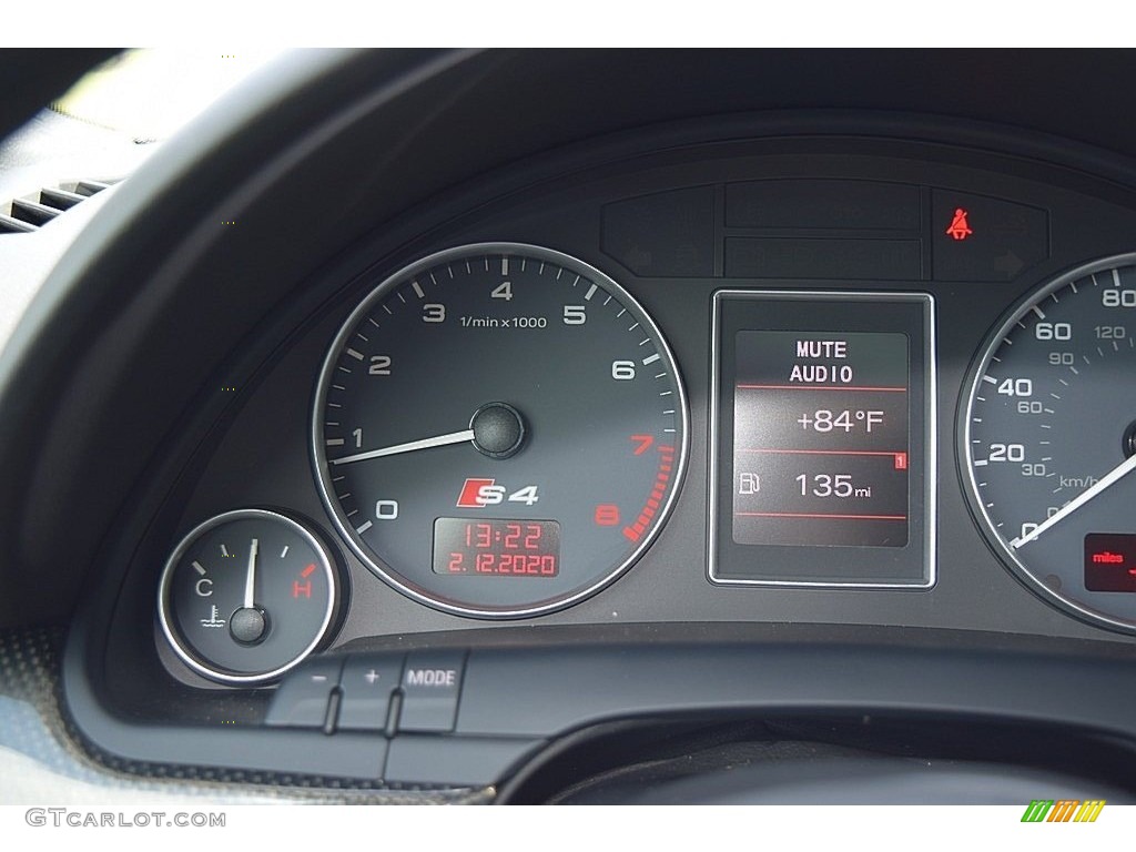 2008 Audi S4 4.2 quattro Sedan Gauges Photo #138733815