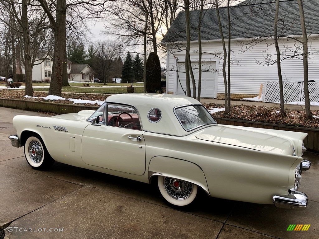 Colonial White 1957 Ford Thunderbird Standard Thunderbird Model Exterior Photo #138733947