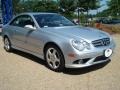 2008 Iridium Silver Metallic Mercedes-Benz CLK 350 Coupe  photo #8