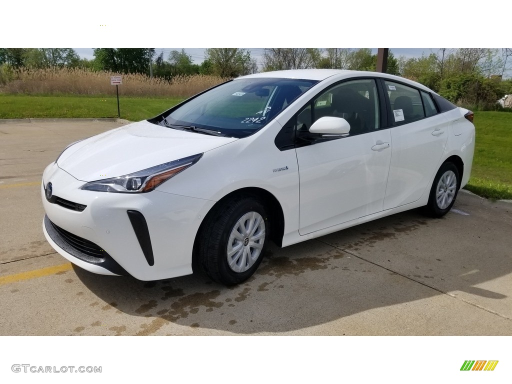 2020 Prius LE - Super White / Black photo #1