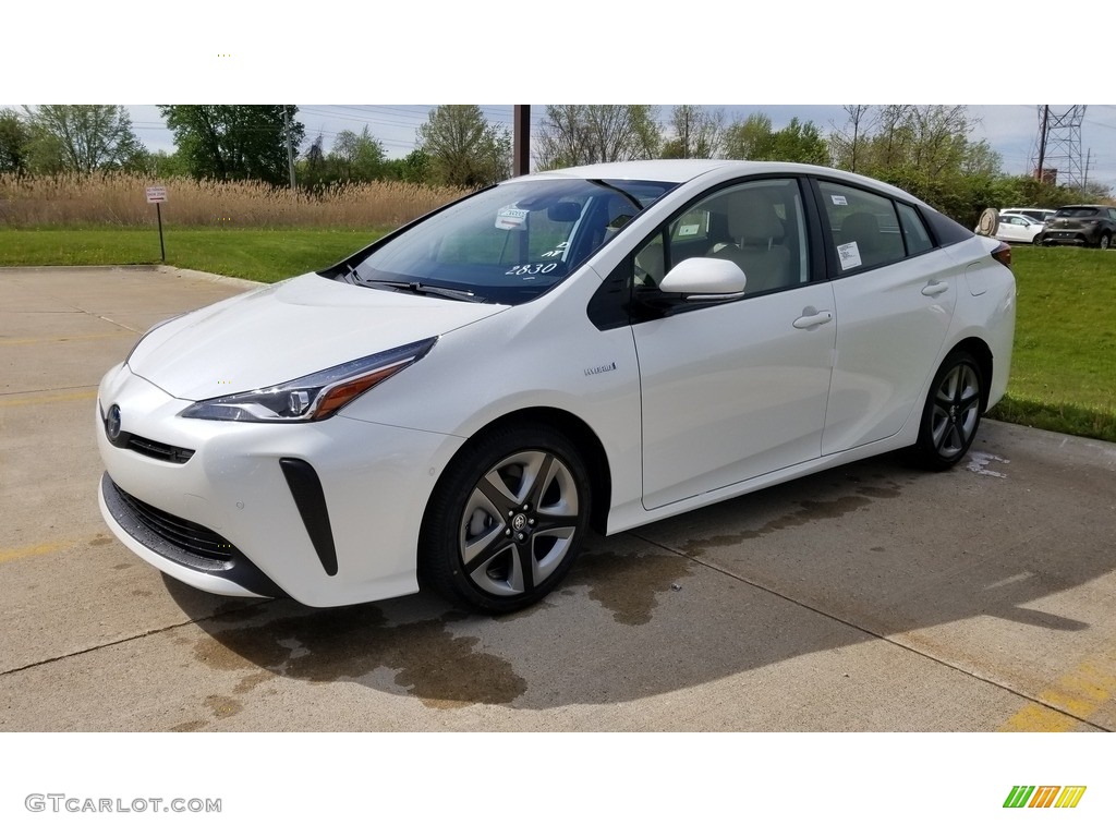 2020 Prius XLE - Blizzard White Pearl / Harvest Beige photo #1