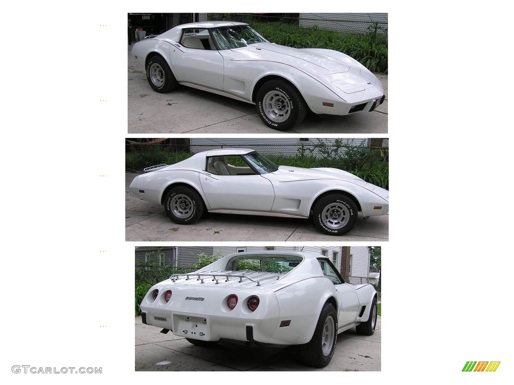 1977 Corvette Coupe - Classic White / White photo #6