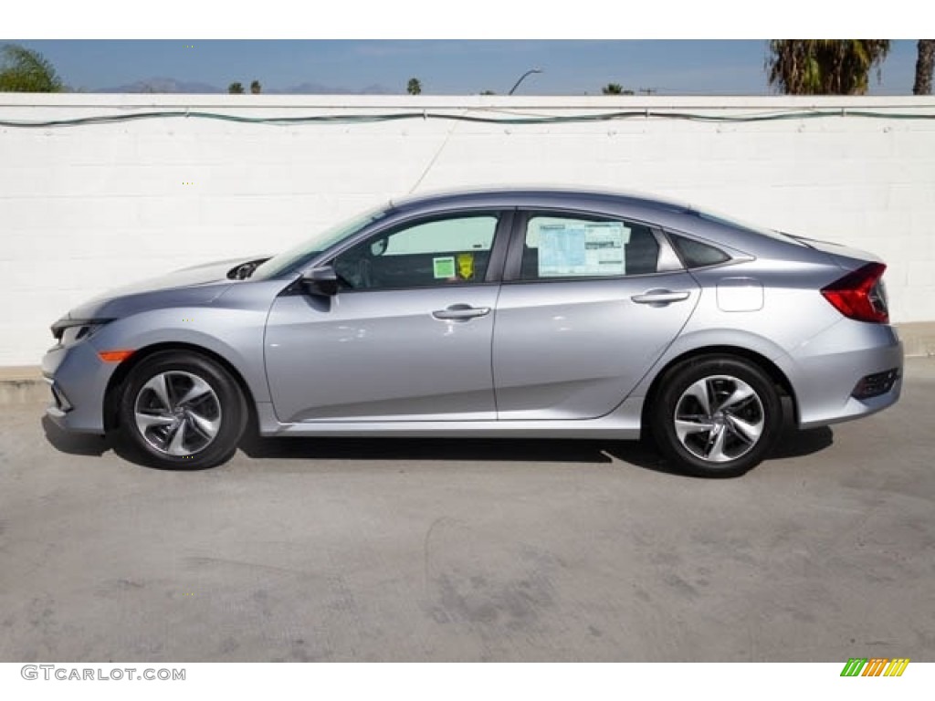 Lunar Silver Metallic 2020 Honda Civic LX Sedan Exterior Photo #138736032
