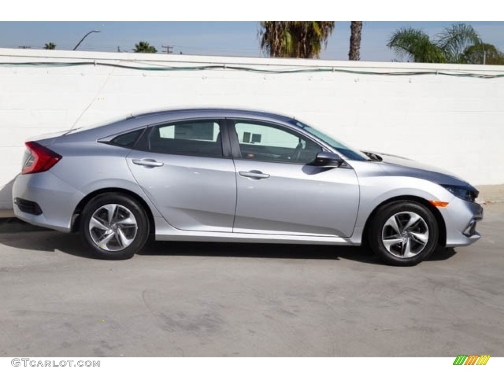 Lunar Silver Metallic 2020 Honda Civic LX Sedan Exterior Photo #138736092