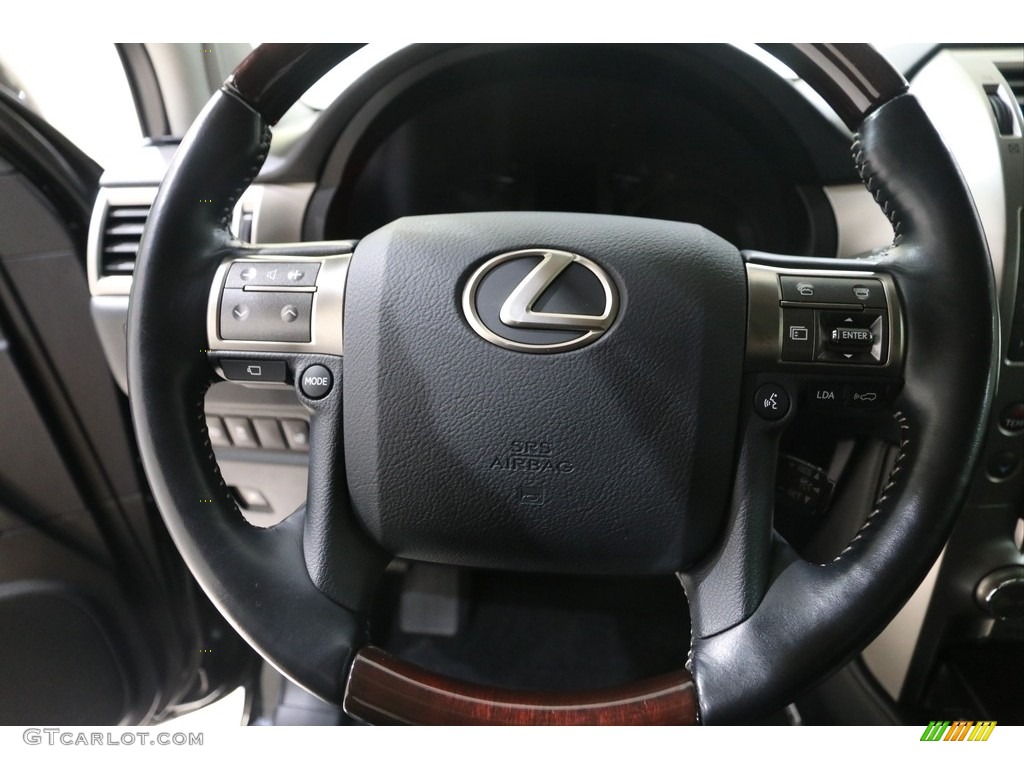 2018 Lexus GX 460 Luxury Black Steering Wheel Photo #138736674