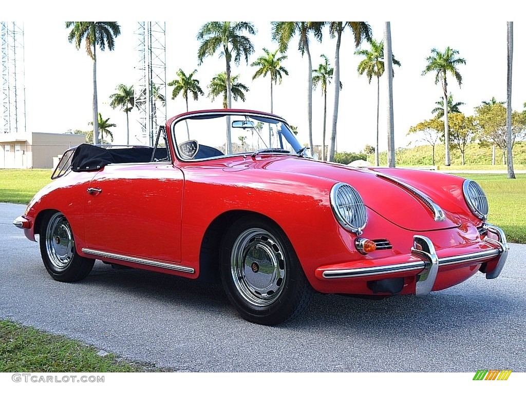Ruby 1964 Porsche 356 SC Convertible Exterior Photo #138736779
