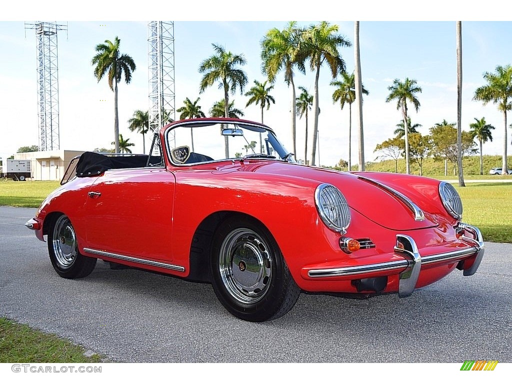 Ruby 1964 Porsche 356 SC Convertible Exterior Photo #138736836