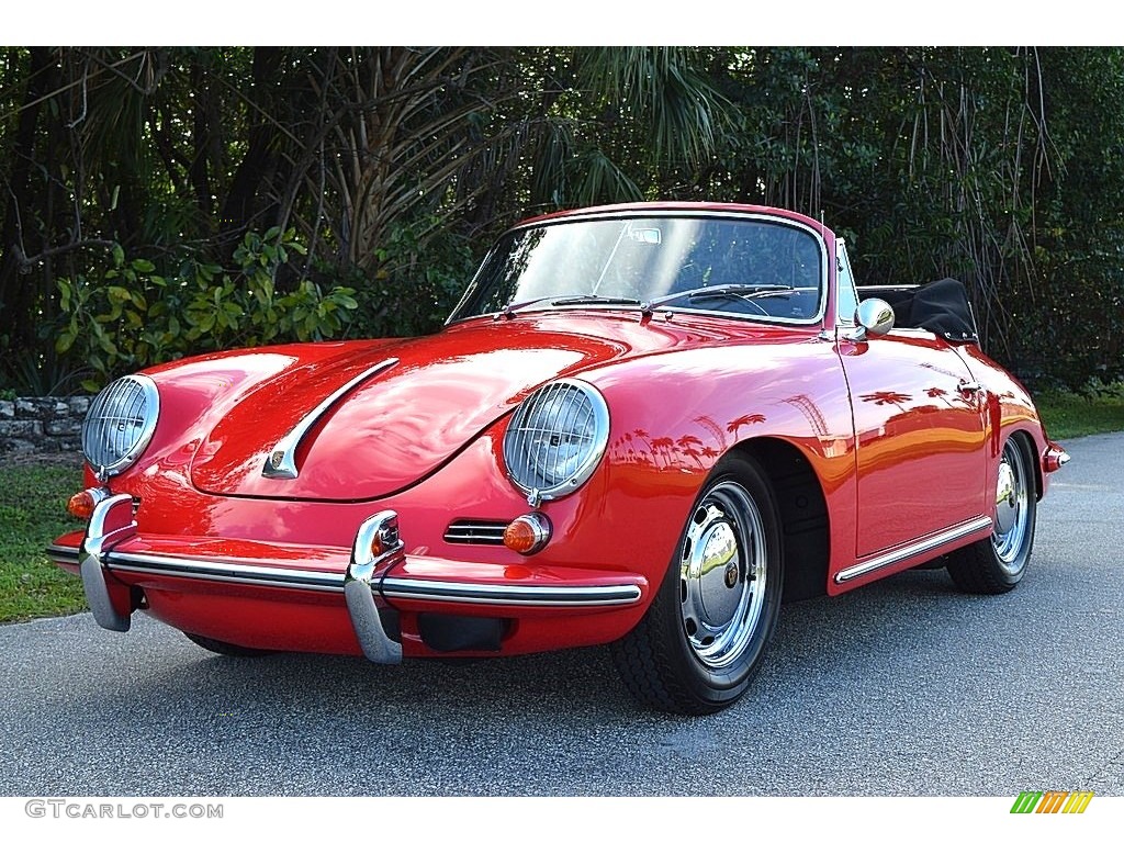 Ruby 1964 Porsche 356 SC Convertible Exterior Photo #138736908