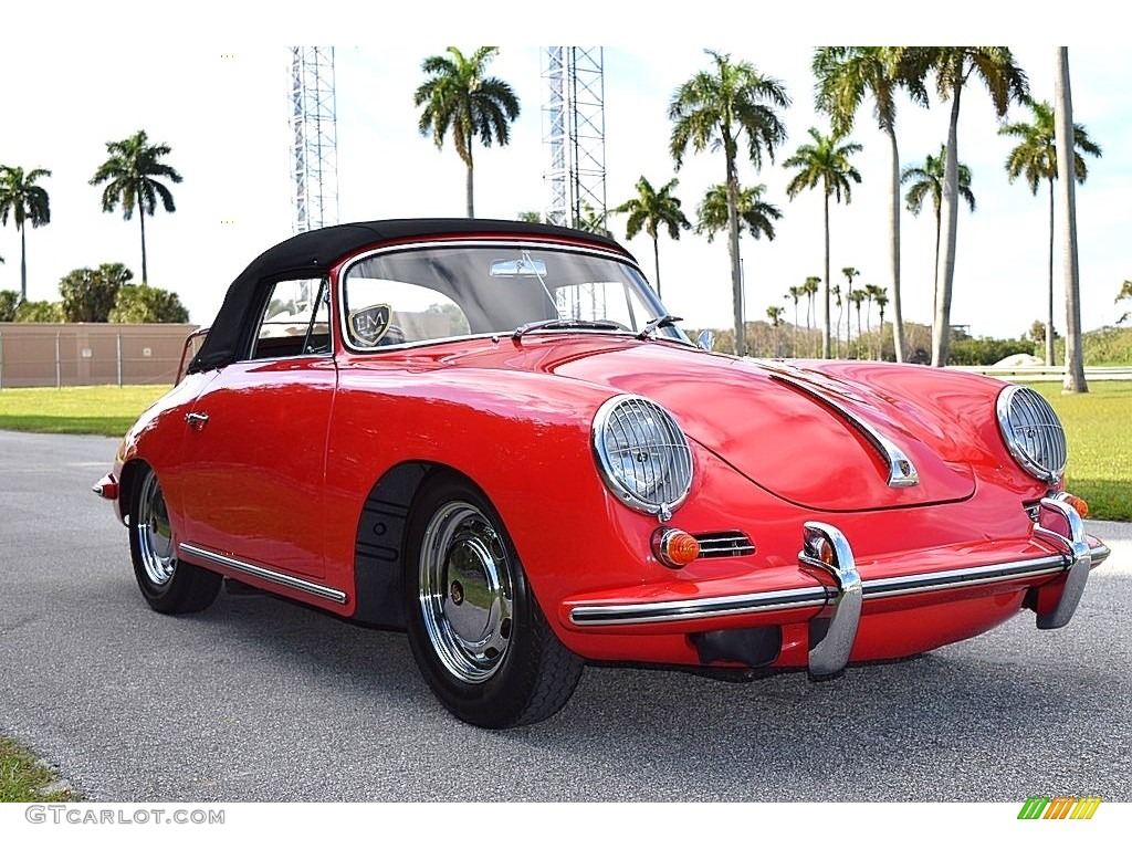 Ruby 1964 Porsche 356 SC Convertible Exterior Photo #138736962