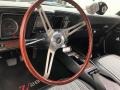 1969 Chevrolet Camaro Black/Gray Houndstooth Interior Steering Wheel Photo