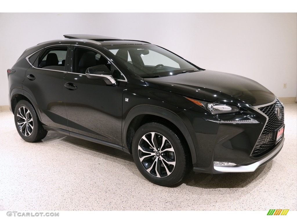 Obsidian Black 2015 Lexus NX 200t F Sport AWD Exterior Photo #138737691