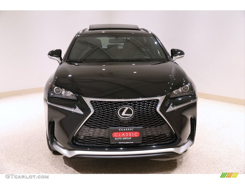 2015 NX 200t F Sport AWD - Obsidian Black / Black photo #2