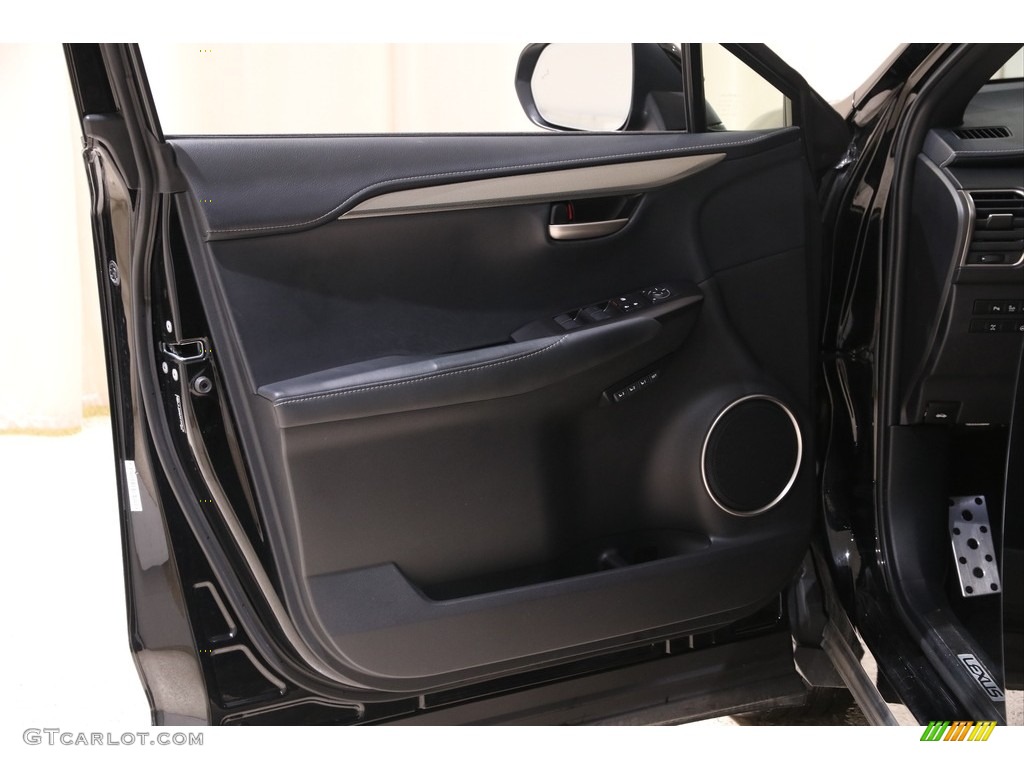2015 Lexus NX 200t F Sport AWD Black Door Panel Photo #138737743