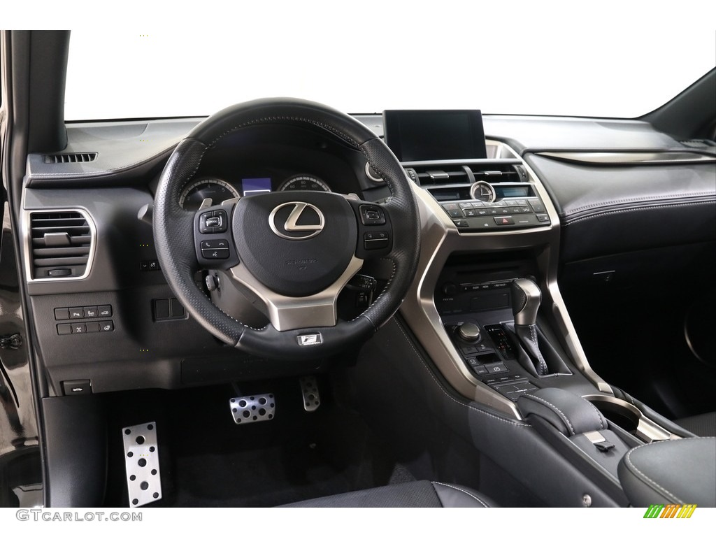2015 Lexus NX 200t F Sport AWD Black Dashboard Photo #138737778