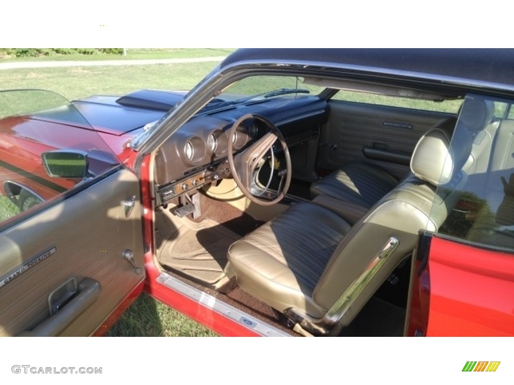 Light Gold Interior 1969 Ford Torino GT Coupe Photo #138738999