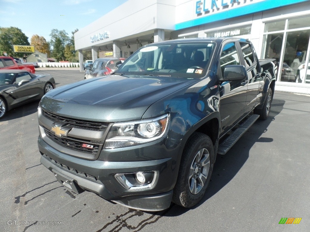 2017 Colorado Z71 Crew Cab 4x4 - Graphite Metallic / Jet Black photo #4