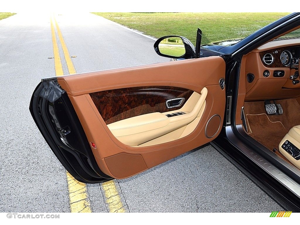 2013 Bentley Continental GTC V8 Standard Continental GTC V8 Model Cream/New Market Tan Door Panel Photo #138739386
