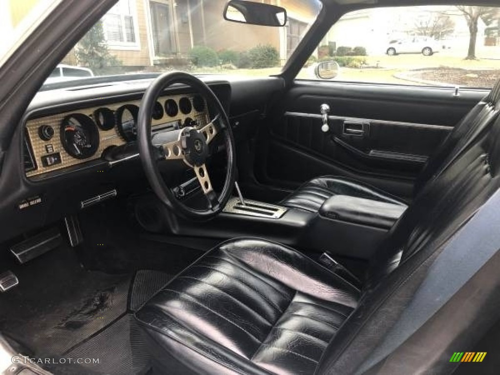 Black Interior 1978 Pontiac Firebird Trans Am Coupe Photo #138739476