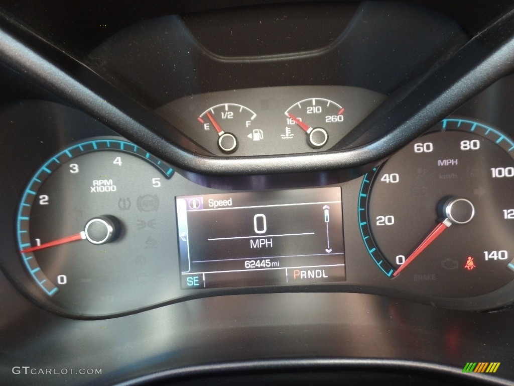 2017 Colorado Z71 Crew Cab 4x4 - Graphite Metallic / Jet Black photo #28