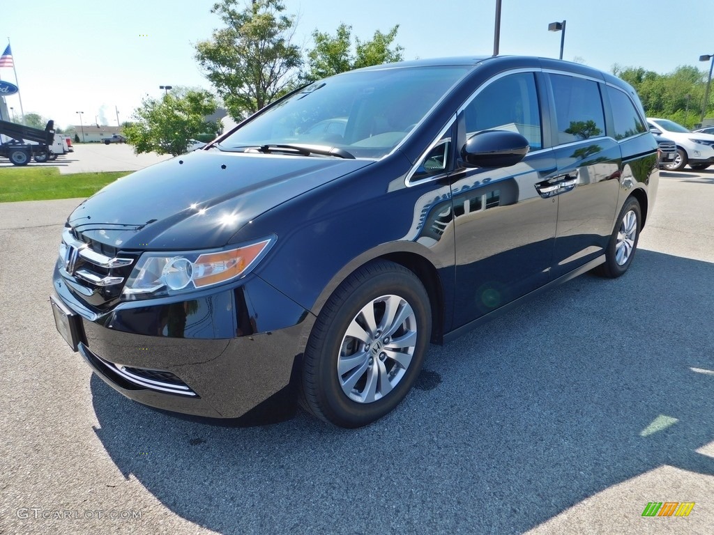 Crystal Black Pearl 2017 Honda Odyssey EX Exterior Photo #138739866