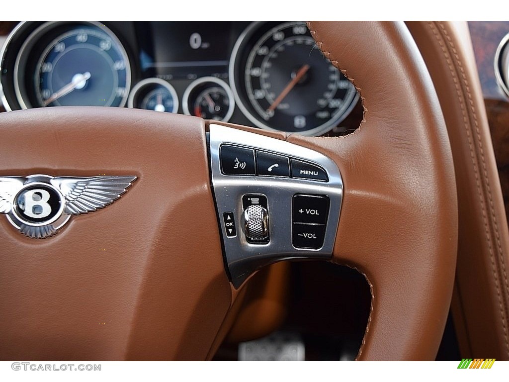 2013 Bentley Continental GTC V8 Standard Continental GTC V8 Model Cream/New Market Tan Steering Wheel Photo #138739875