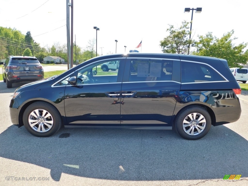 Crystal Black Pearl 2017 Honda Odyssey EX Exterior Photo #138739887