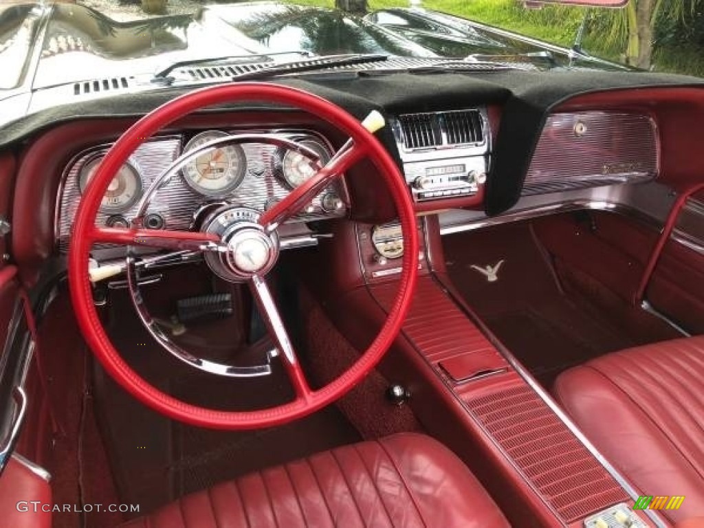 Red Interior 1960 Ford Thunderbird Convertible Photo #138739899